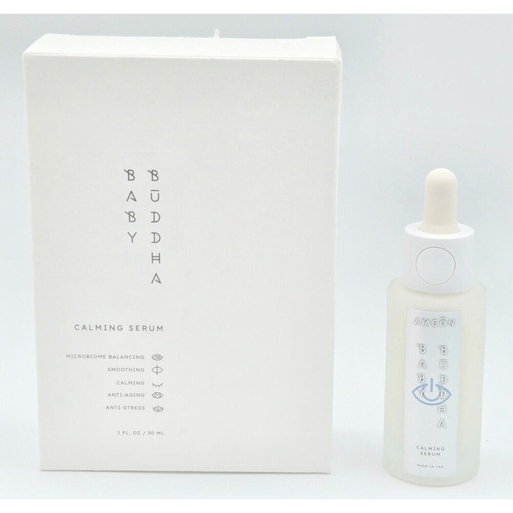 AMEON Baby Buddha Calming Serum Unisex 1oz/30ml Microbiome Balancing Anti-Aging